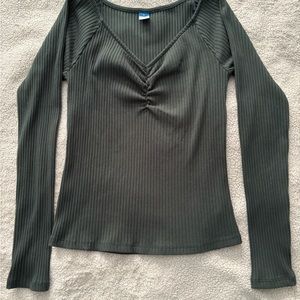 Ribbed Long Sleeve Top